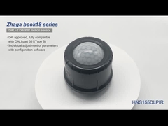 جهاز إدخال HNS155DLPIR Zhaga book18 مستشعر حركة DALI 2 D4i PIR